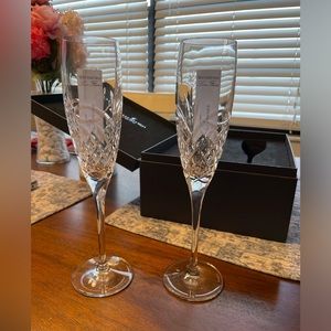 New Waterford Champagne Flutes